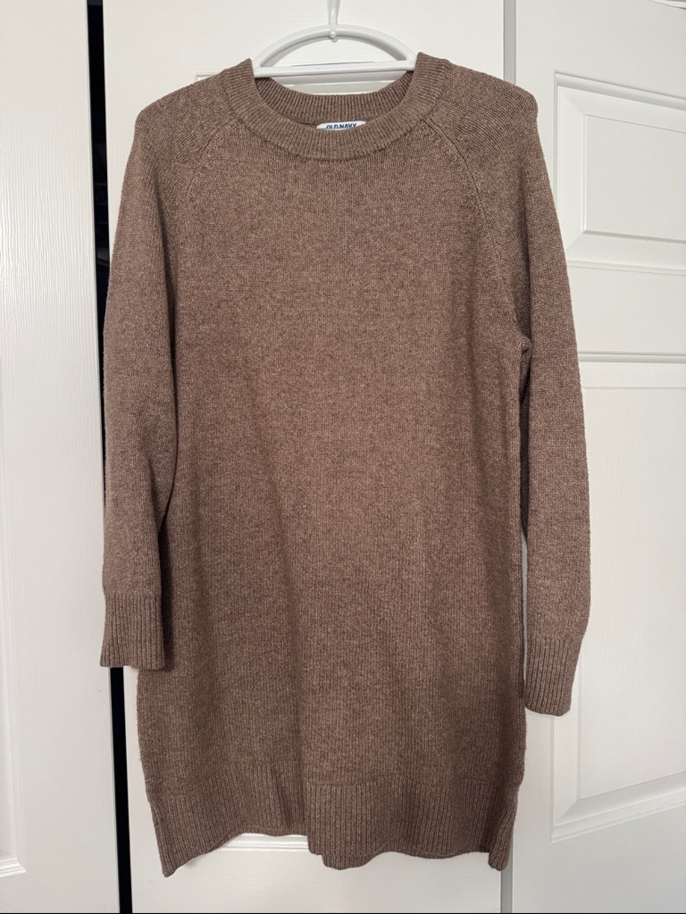 Old Navy Brown Knit Sweater Dress